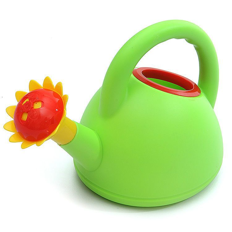 Colorful Kids Watering Can with Flower Spout – Plastic Watering Can for Little Gardeners