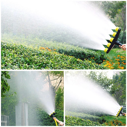 Multifunctional Garden Spray Nozzle with 3- and 5-Pattern Settings – Versatile Watering Solution for Your Garden