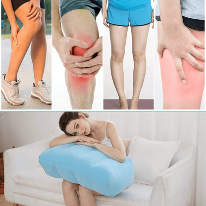Ergonomic Leg and Foot Rest Pillow for Relaxation and Comfort