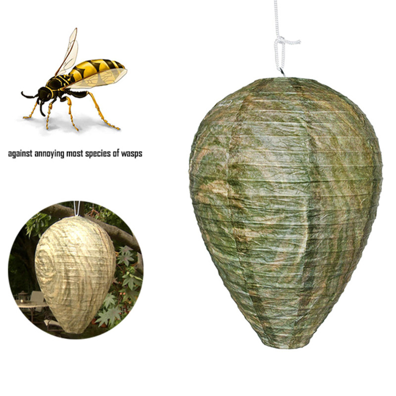 Wasp Nest Deterrent Lamp – Hanging Insect Protection Net Against Wasps and Pests