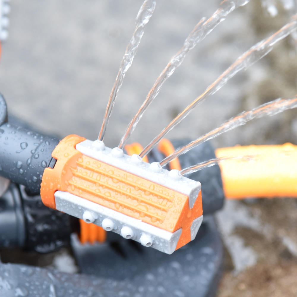 3-Arm Rotating Garden Sprinkler – Efficient Watering Solution for Lawns and Gardens