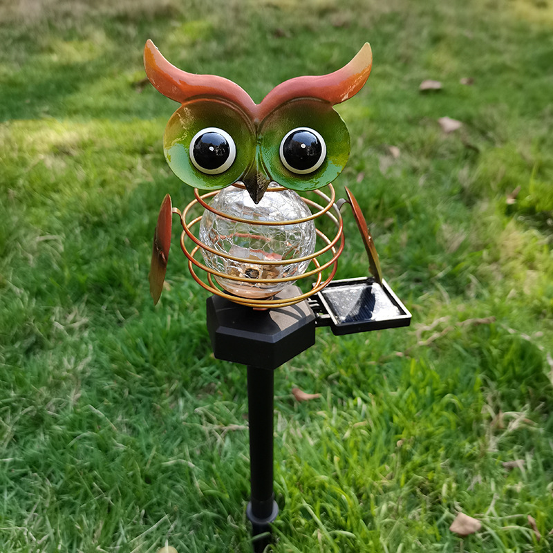 Solar LED Garden Light Owl – Color-Changing Outdoor Lighting for Garden and Terrace