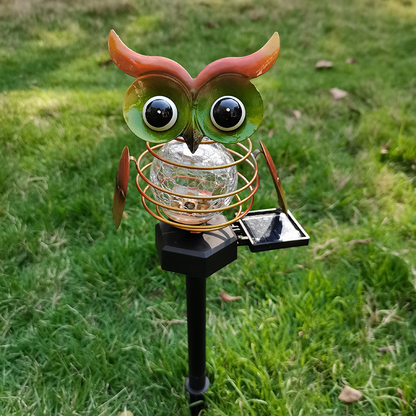 Solar LED Garden Light Owl – Color-Changing Outdoor Lighting for Garden and Terrace