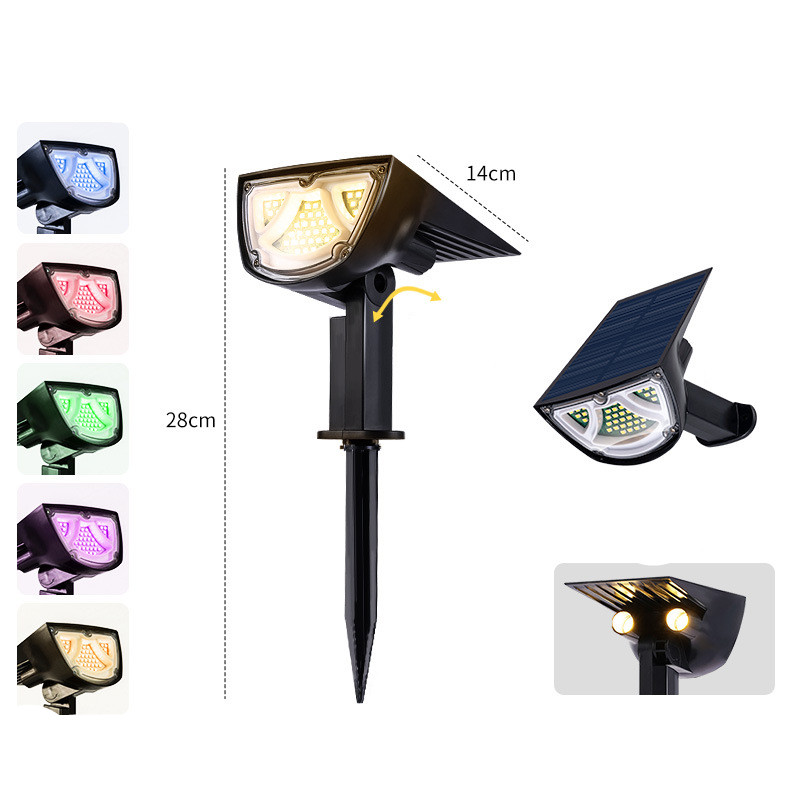 Solar LED Garden Spotlight – Energy-efficient Outdoor Lighting With Solar Panel For Garden Paths And Terraces