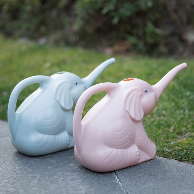 Cute Elephant Watering Can for the Garden – Colorful Watering Can in Various Colors for Plant Care