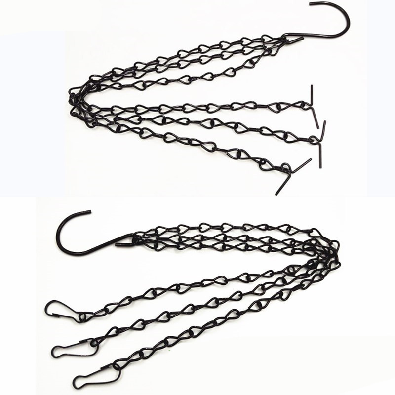 Durable Plant Hangers with Chains – Sturdy Suspension for Flower Pots and Garden Plants