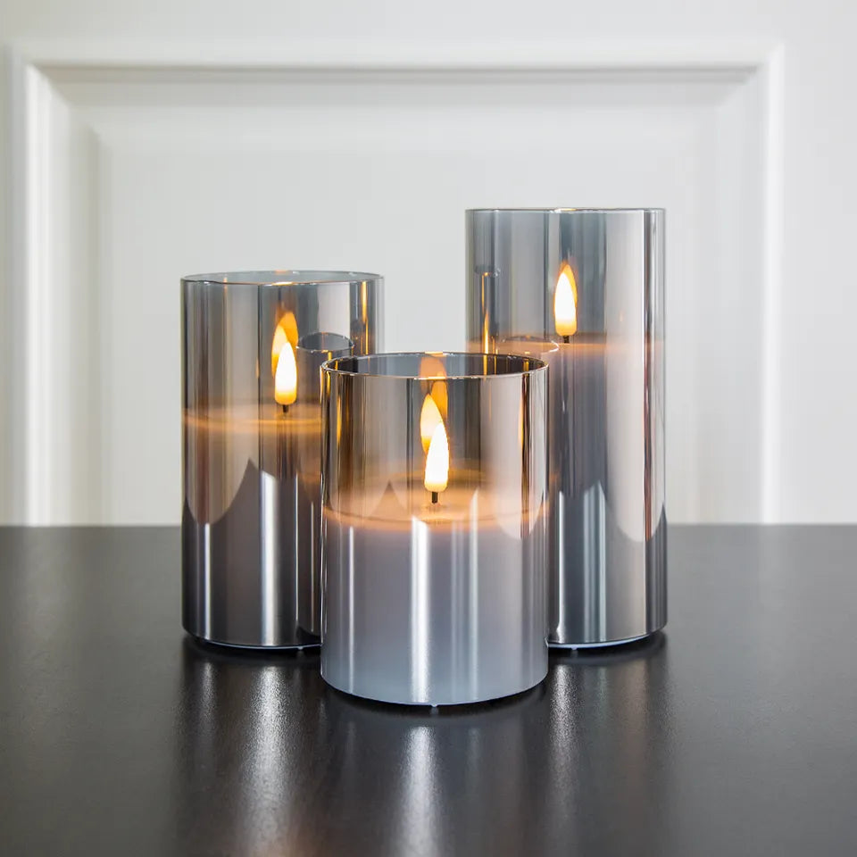 Real candle look – flickering LED candles for a cozy atmosphere, safe and long-lasting