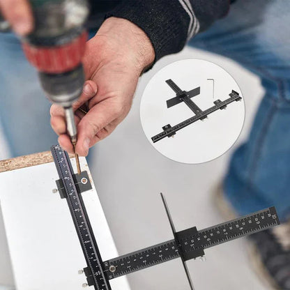 Adjustable Drilling Guide for Drawers and Handles
