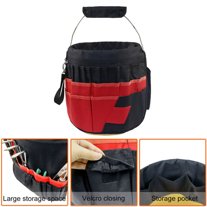 42-Pocket Multifunctional Garden Tool Storage Bag – Large Tool Bag for Efficient Garden Organization