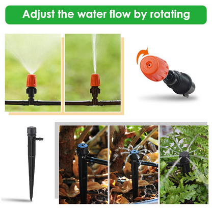 Automatic Drip Irrigation System Set – Efficient Garden Watering for Plants and Flowers