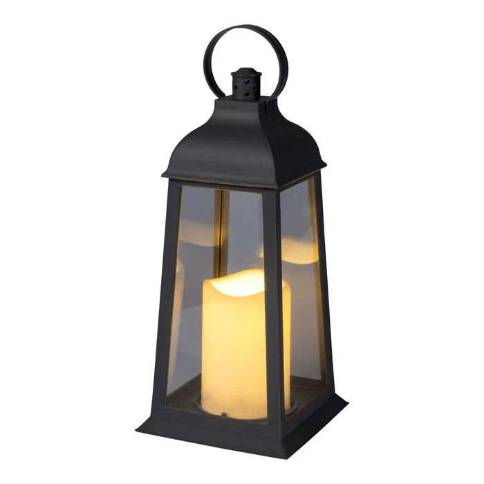 Set of 2 LED Lanterns – Realistic Flickering Candlelight for Garden and Living Room