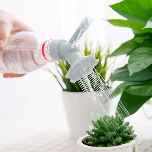 2-in-1 Dual-Cap Bottle Spray Nozzle – Mini Spray Head for Efficient Garden Irrigation
