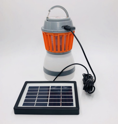 Solar-Powered Mosquito Lamp with LED Lantern – Effective Insect Protection for Garden and Outdoor Activities