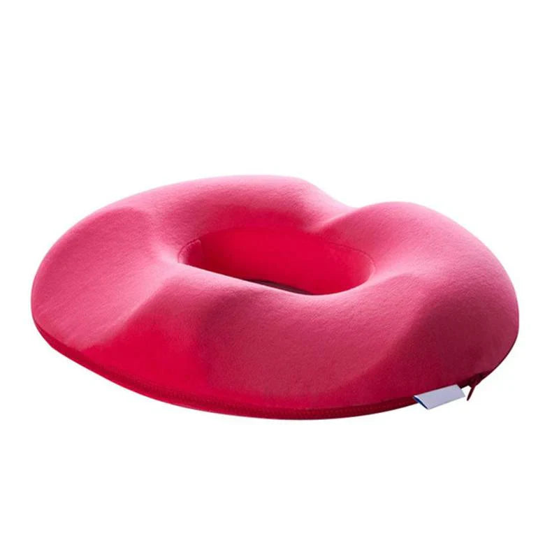 Ergonomic Seat Cushion for Hemorrhoids and Coccyx Relief