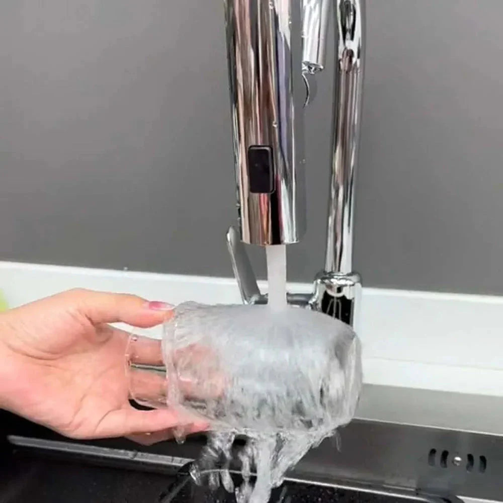360° Rotatable Faucet Attachment – Flexible Spray Head for Easy Water Flow and Better Cleaning
