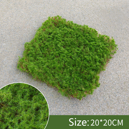 Moss Cover Piece – Moss Flake Ornament for Decorative Landscaping and Garden Decoration