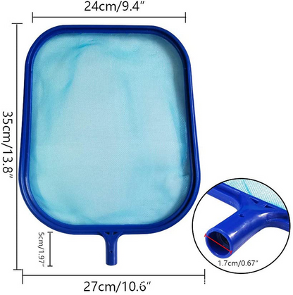 Pool cleaning set with telescopic pole – net skimmer and accessories for efficient pool maintenance