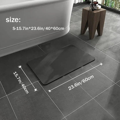 Quick-Drying Bath Mat Made of Diatomite