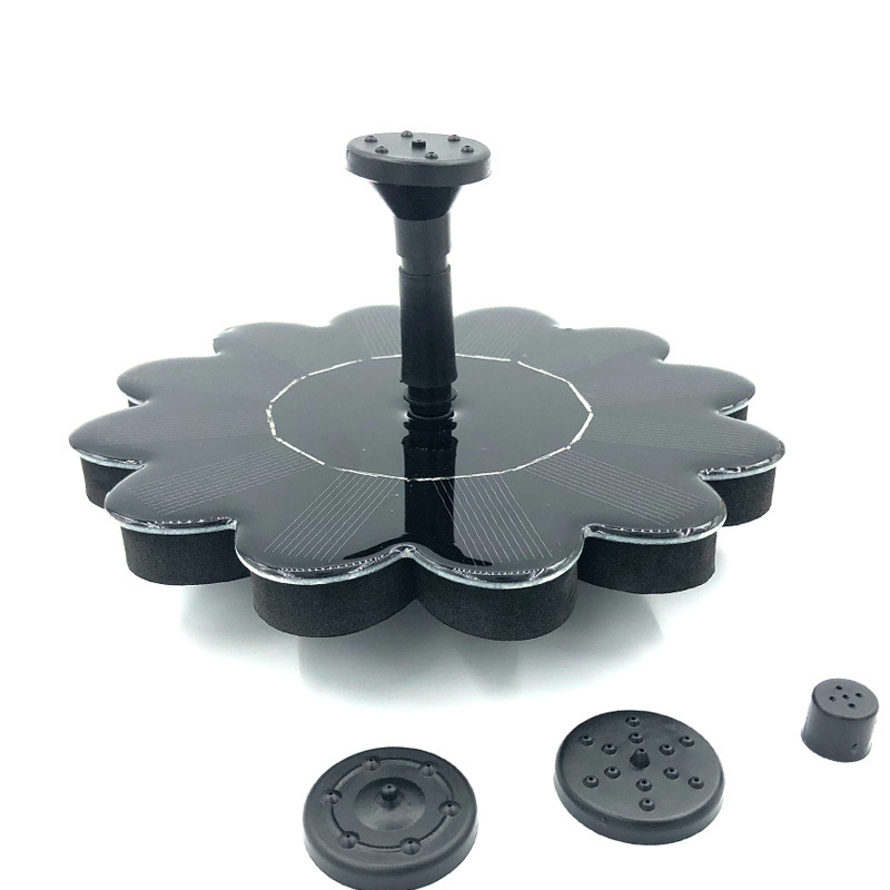 Solar-Powered Flower-Design Fountain – Water Feature for Garden, Ponds, and Pools