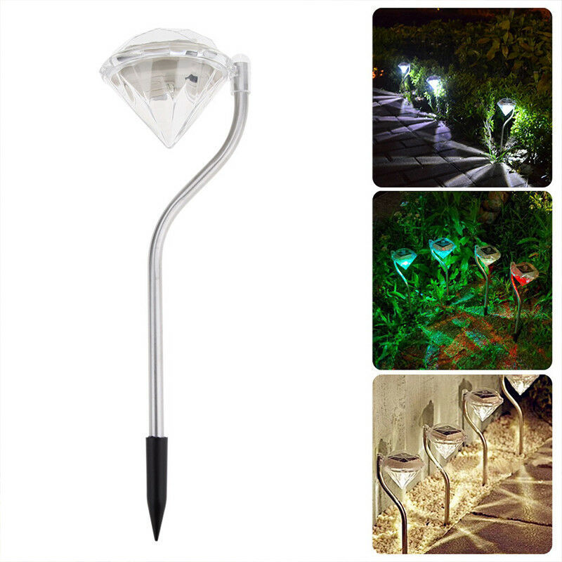 Solar Diamond Garden Light – Color-Changing LED Outdoor Lighting for Terrace and Garden