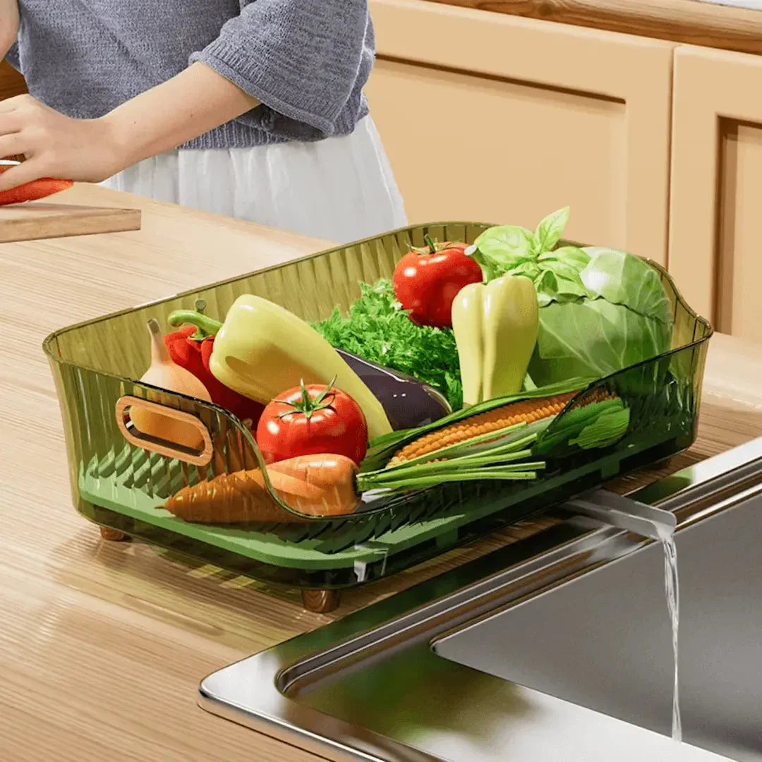 Dish Drying Rack with Drainage and Stylish Design