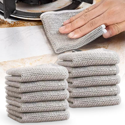 Hygienic Cleaning Cloth Made of Silver Wire