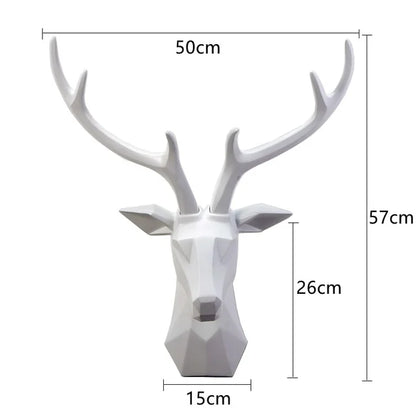 3D Deer Head Wall Decoration – Elegant Wall Art for Your Home