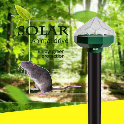 Solar-Powered Animal Repeller for Garden and Yard – Eco-Friendly Protection Against Mice, Rodents, and Pests