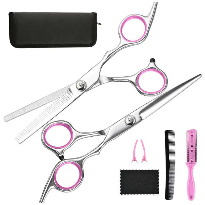 Premium Hair Care Set | Cutting and Thinning Scissors for Professionals