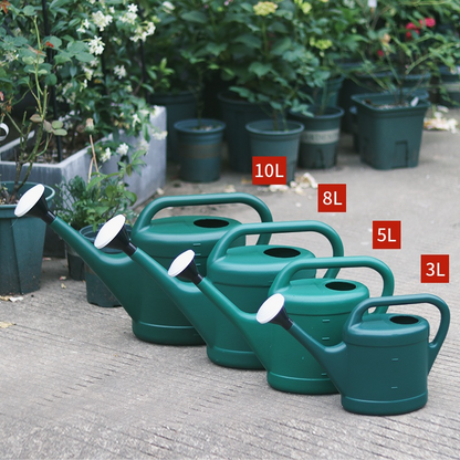 Large-Capacity Plastic Watering Can with Long Spout – Ideal Watering Can for Garden Care and Plant Watering