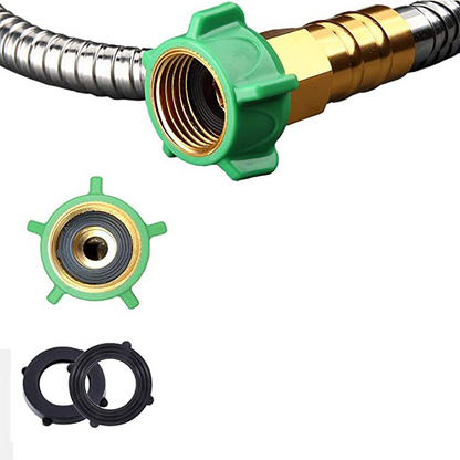 Flexible Stainless Steel Garden Hose with Brass Connector – Durable and Long-Lasting Watering Hose for the Garden