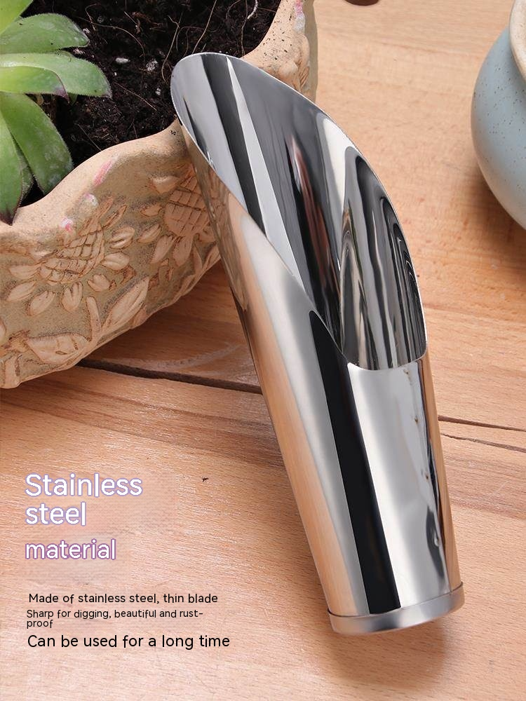 Durable Stainless Steel Garden Trowel – High-Quality Scoop for Potting Soil in the Garden and on the Balcony