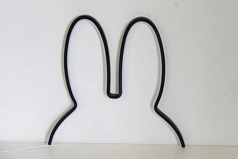 LED Bunny Lamp – Dimmable Wall Light with USB Charging