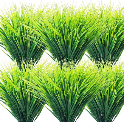 Artificial Wheat Grass Plant Made of Plastic – Decorative Artificial Grass for Garden, Balcony, and Outdoor Areas