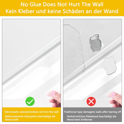 Easy Peel Electrostatic Wall Stickers for Quick Room Transformations