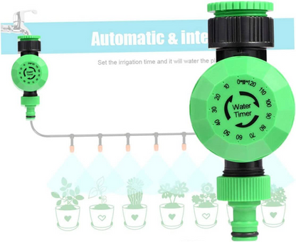 Automatic Watering Timer for Garden – Adjustable Irrigation Schedule for Optimal Plant Care