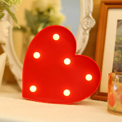 LED Letters Numbers Symbols – Decorative Illuminated Décor with Warm White Light for Parties, Events, and Living Spaces