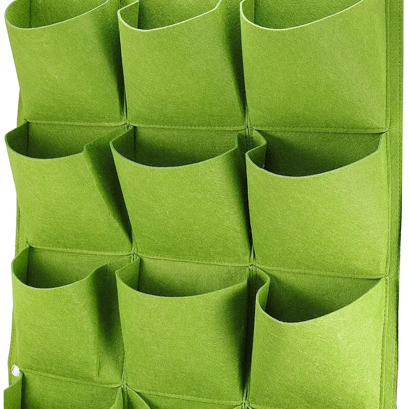 Felt Wall-Mounted Grow Bag – Three-Dimensional Non-Woven Planter Pocket for Vertical Gardens