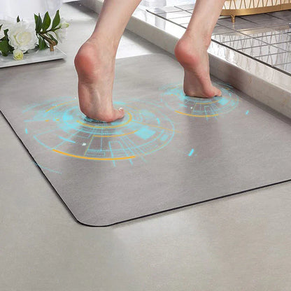 Quick-Drying Bath Mat Made of Diatomite