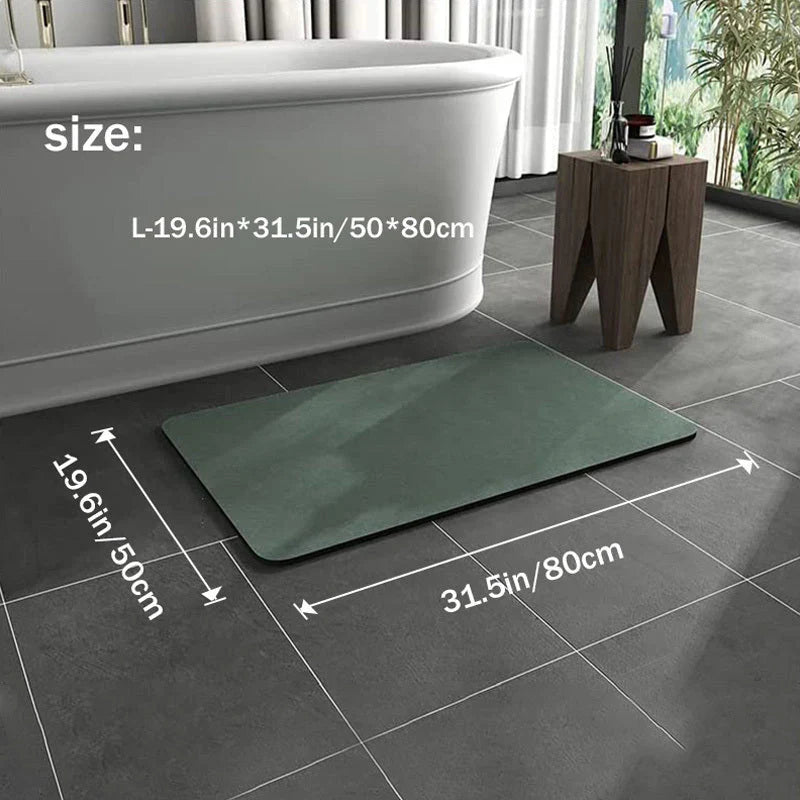 Quick-Drying Bath Mat Made of Diatomite