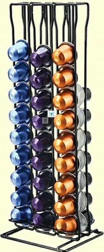 Stylish Standing Coffee Capsule Holder – Space-Saving and Modern Storage Solution for Nespresso & Dolce Gusto Capsules