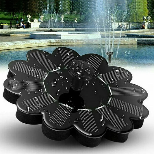 Solar-Powered Flower-Design Fountain – Water Feature for Garden, Ponds, and Pools
