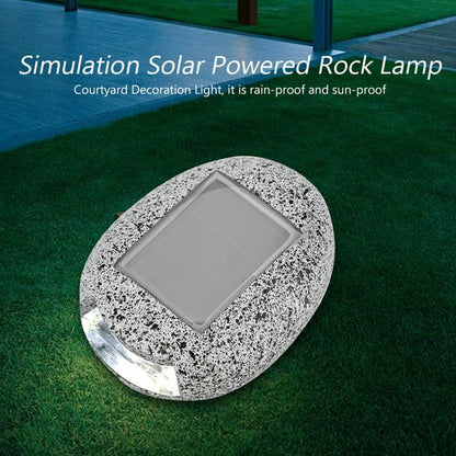 Weatherproof Solar LED Stone Light for Garden Paths – Energy-Efficient Outdoor Lighting in Natural Stone Style