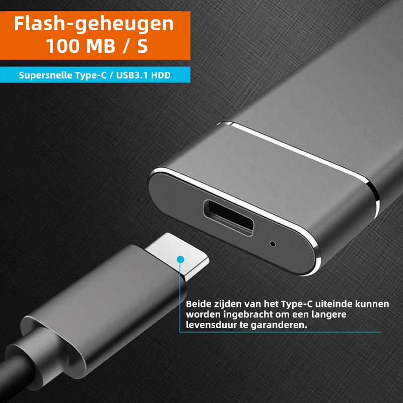 Fast External Hard Drive for Large Data Volumes