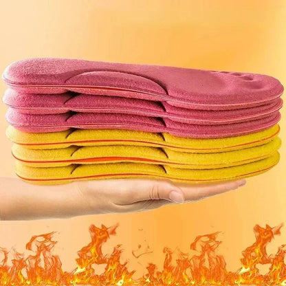 Self-Heating Insulating Insoles