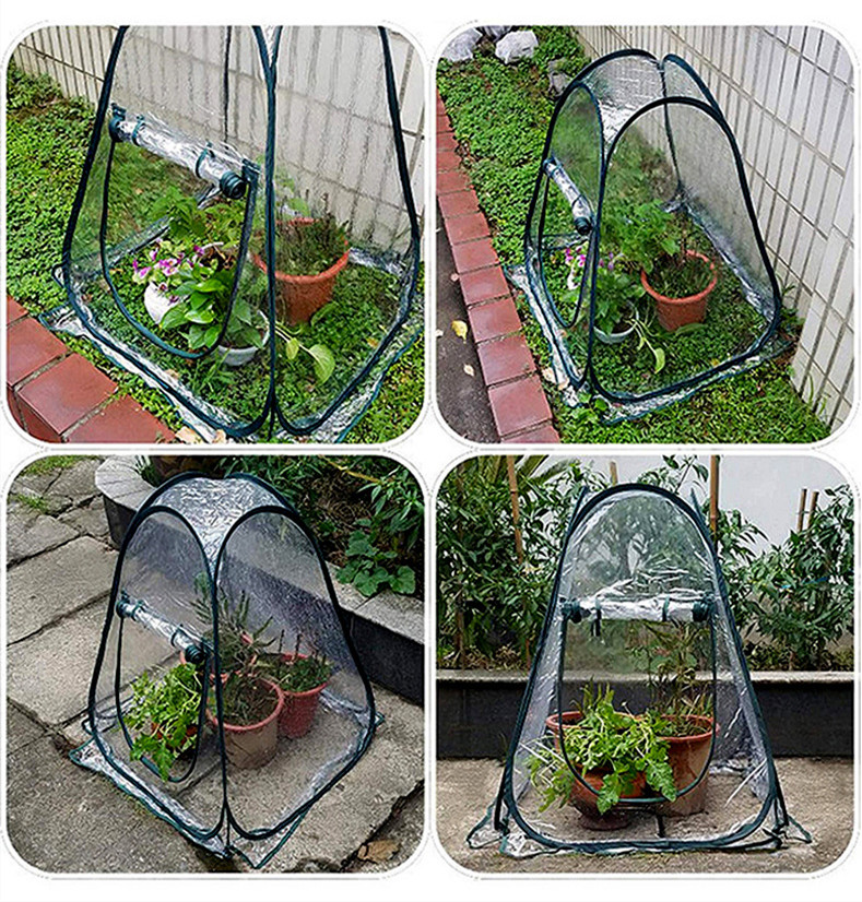 Compact Plant Protection Tent for Garden Plants – Transparent Mini Greenhouse