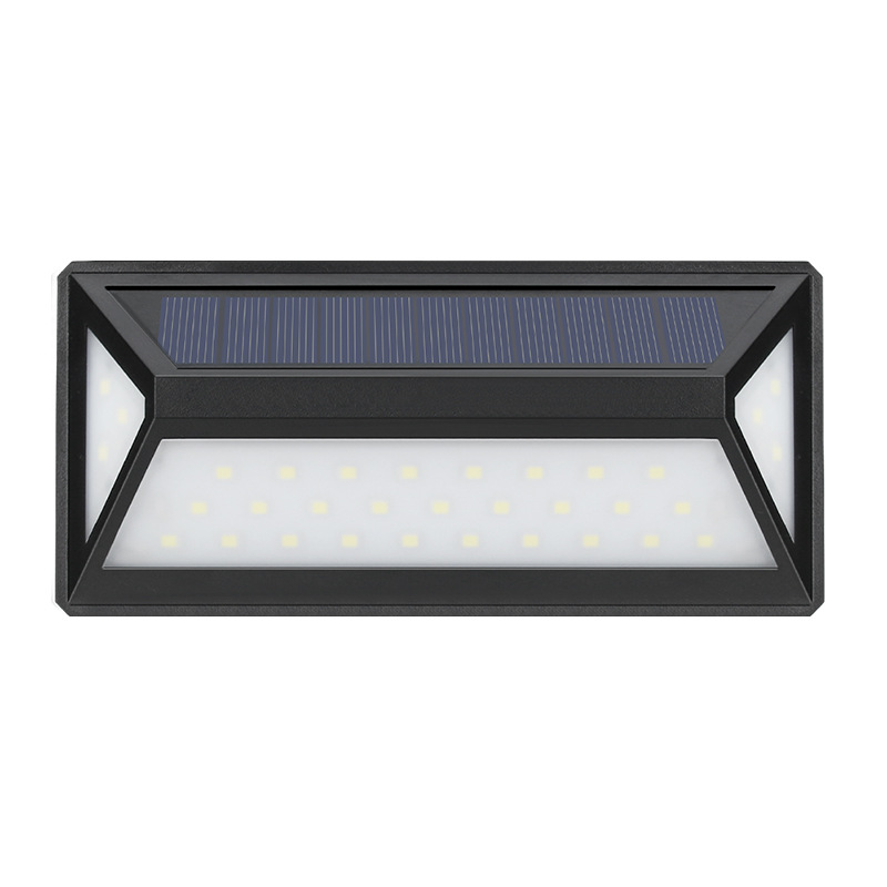 Solar-Powered LED Outdoor Wall Light with Motion Sensor – Modern Waterproof Facade Lighting for Garden and Terrace
