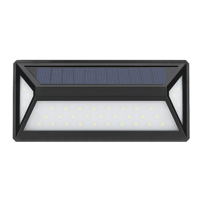 Solar-Powered LED Outdoor Wall Light with Motion Sensor – Modern Waterproof Facade Lighting for Garden and Terrace