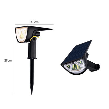 Solar LED Garden Spotlight – Energy-efficient Outdoor Lighting With Solar Panel For Garden Paths And Terraces