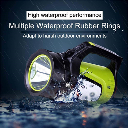LED Flashlight With Double-sided Lighting – Waterproof Work Lamp For Outdoor Adventures And Emergencies